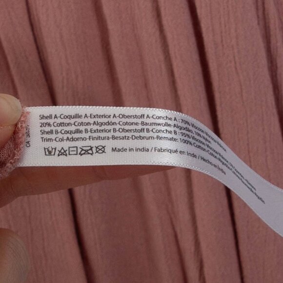 Free People One Adella Lace Slip Maxi Dress Rose Pink Womens Size Small - Picture 10 of 16